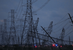 Devastating storms leave four people dead and hundreds of thousands without power
